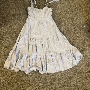 Altar'd State Blue Tiered Dress